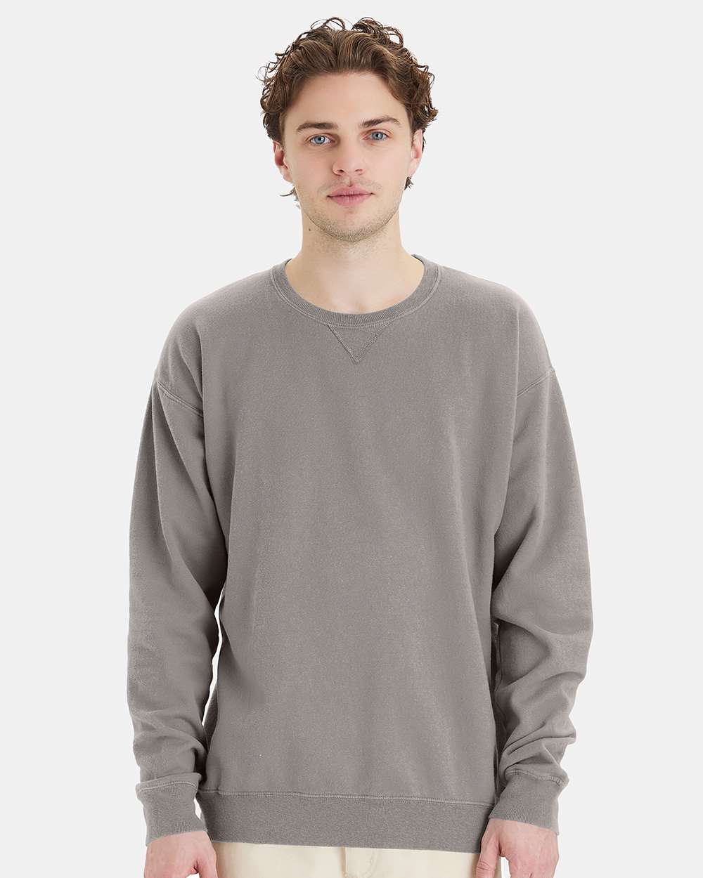 ComfortWash by Hanes-GDH400-Garment-Dyed Crewneck Sweatshirt - Image 35