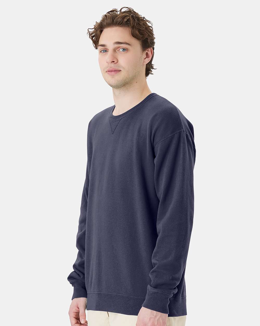ComfortWash by Hanes-GDH400-Garment-Dyed Crewneck Sweatshirt - Image 5