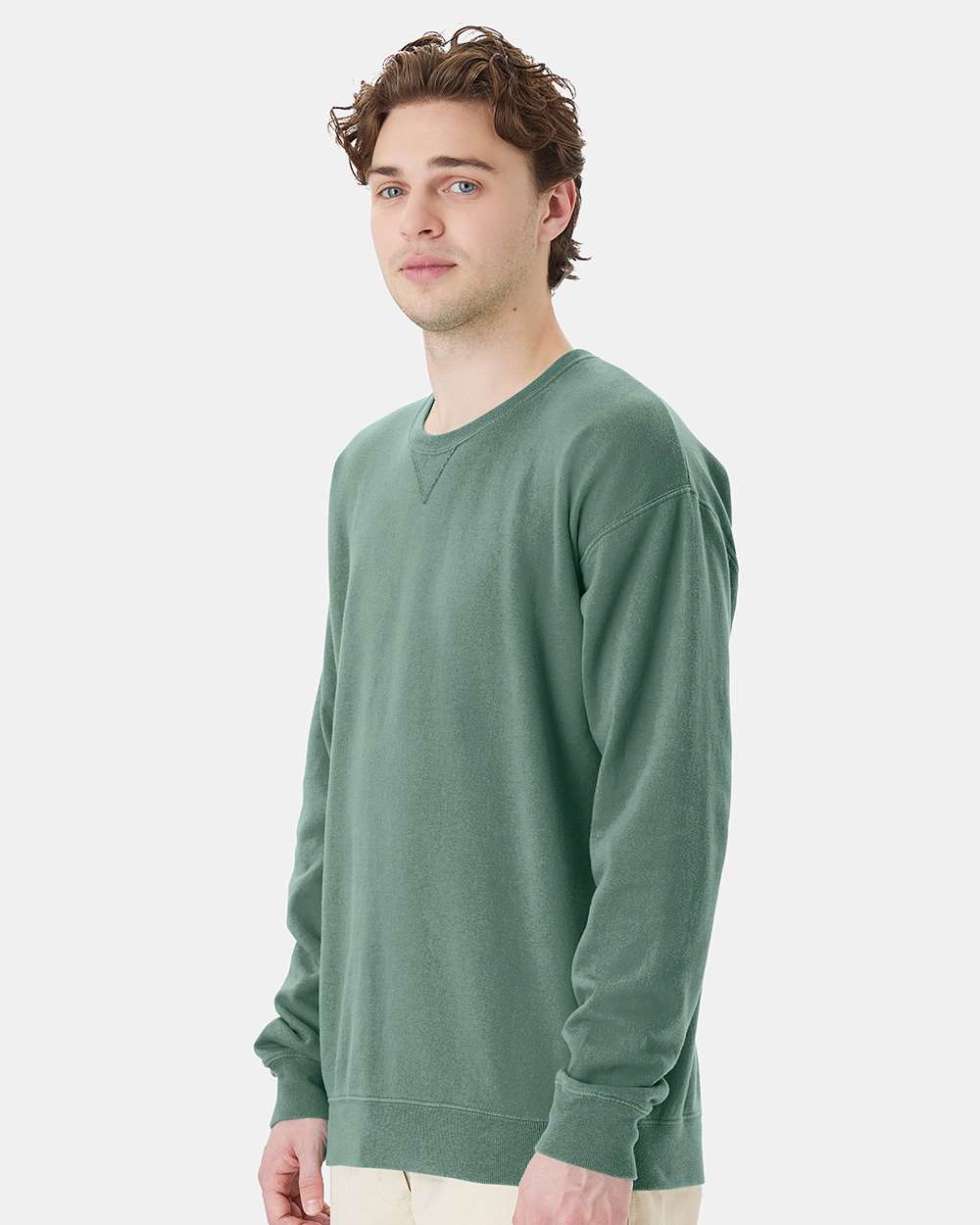 ComfortWash by Hanes-GDH400-Garment-Dyed Crewneck Sweatshirt - Image 51
