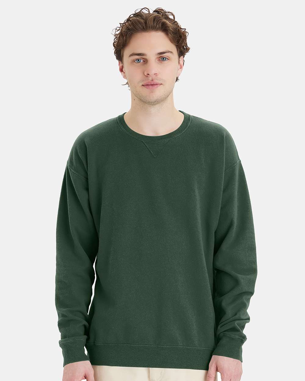 ComfortWash by Hanes-GDH400-Garment-Dyed Crewneck Sweatshirt - Image 62