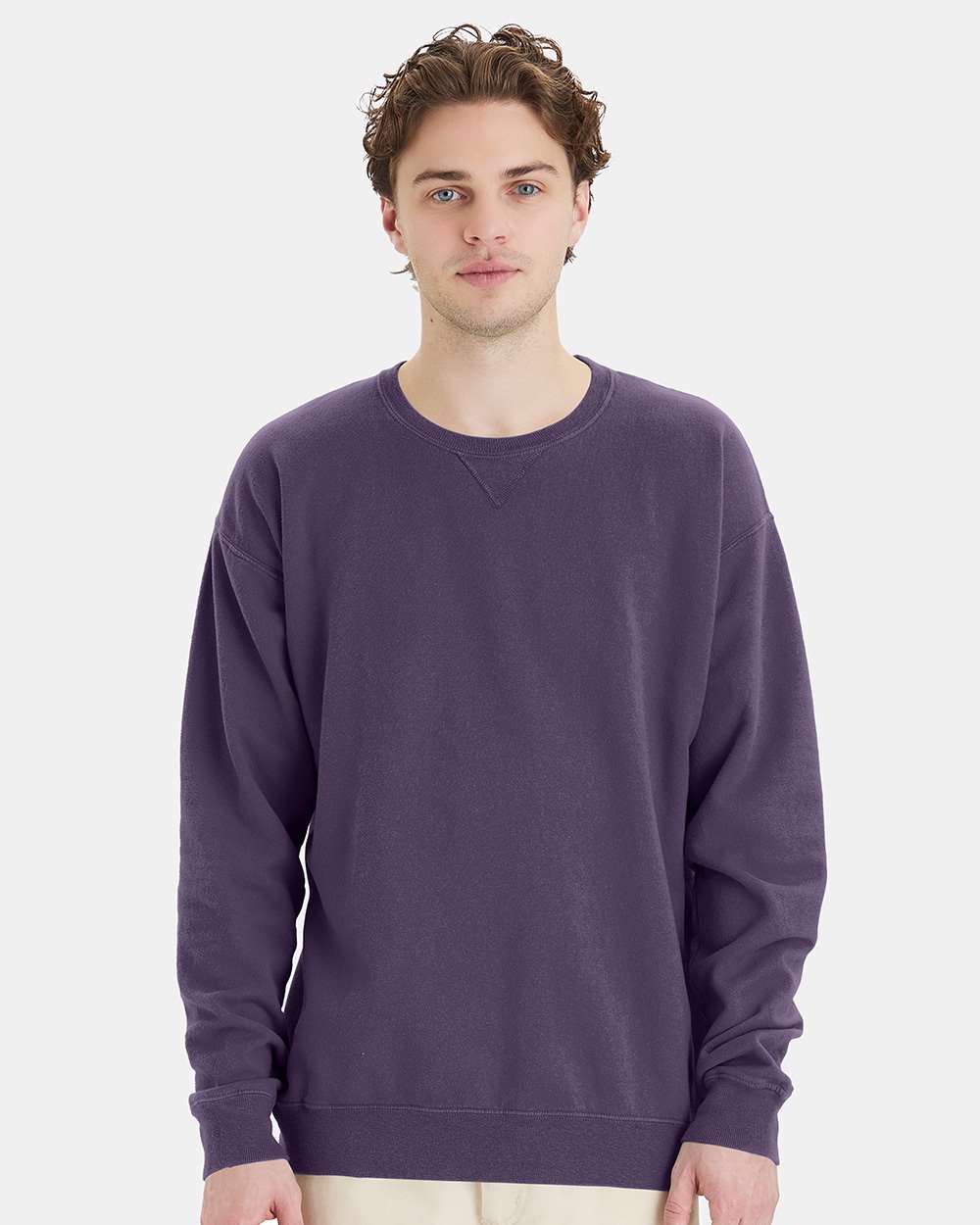 ComfortWash by Hanes-GDH400-Garment-Dyed Crewneck Sweatshirt - Image 80