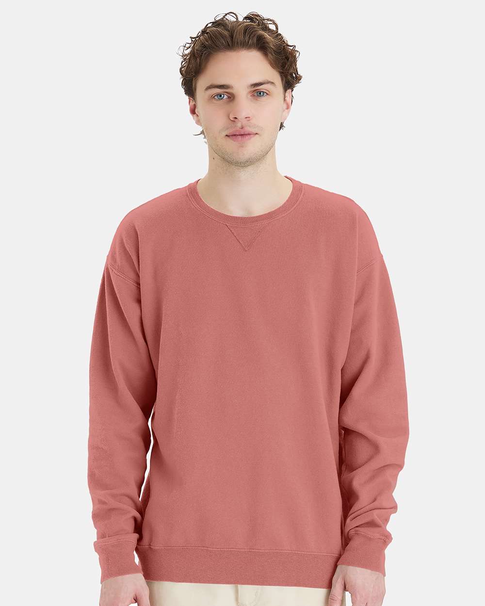 ComfortWash by Hanes-GDH400-Garment-Dyed Crewneck Sweatshirt - Image 86