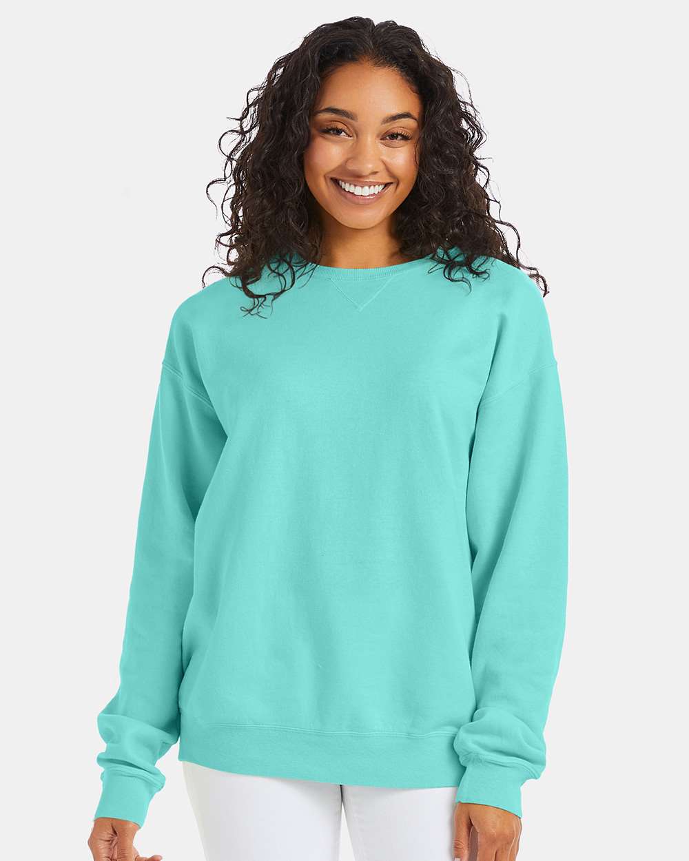 ComfortWash by Hanes-GDH400-Garment-Dyed Crewneck Sweatshirt - Image 92