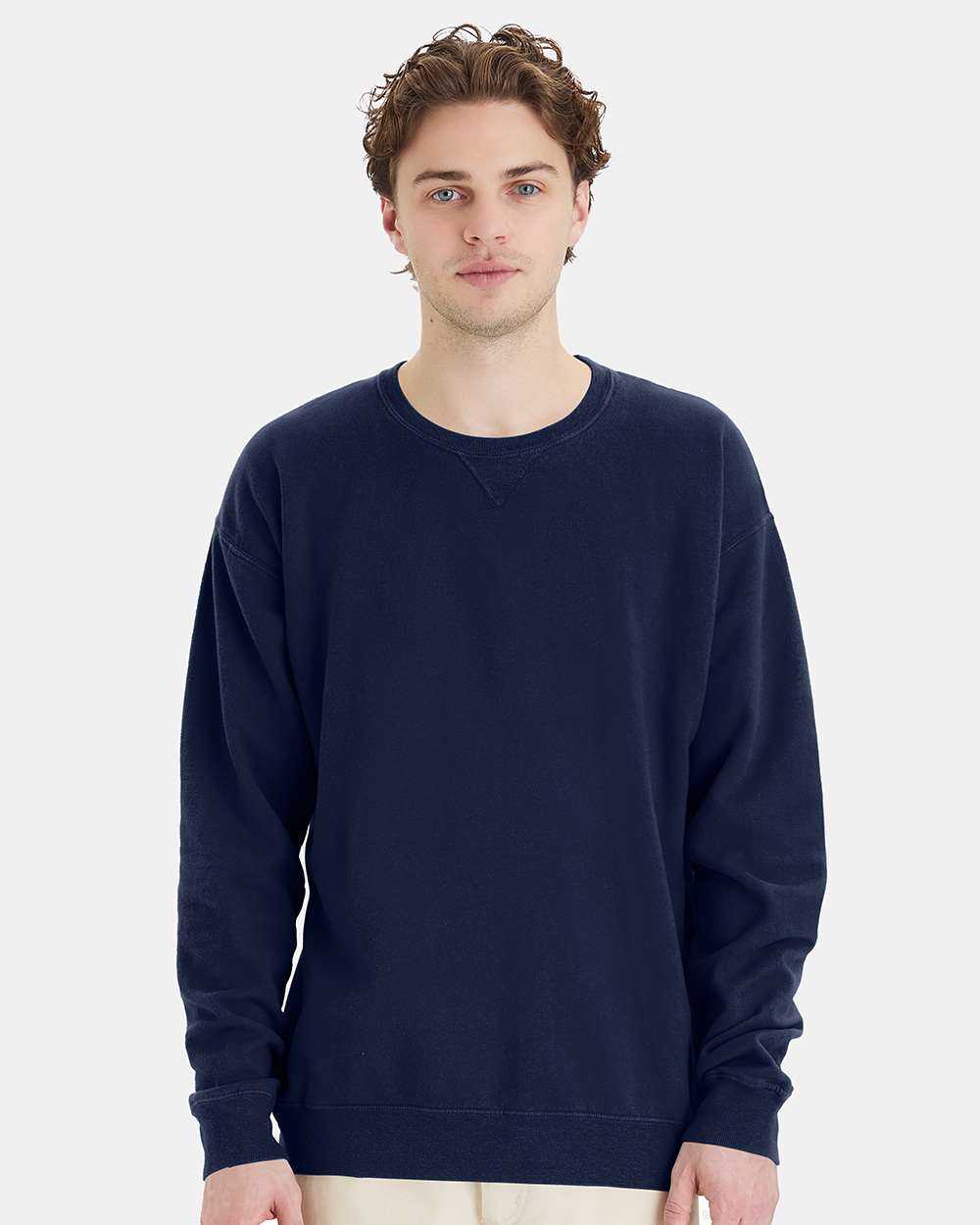 ComfortWash by Hanes-GDH400-Garment-Dyed Crewneck Sweatshirt - Image 98