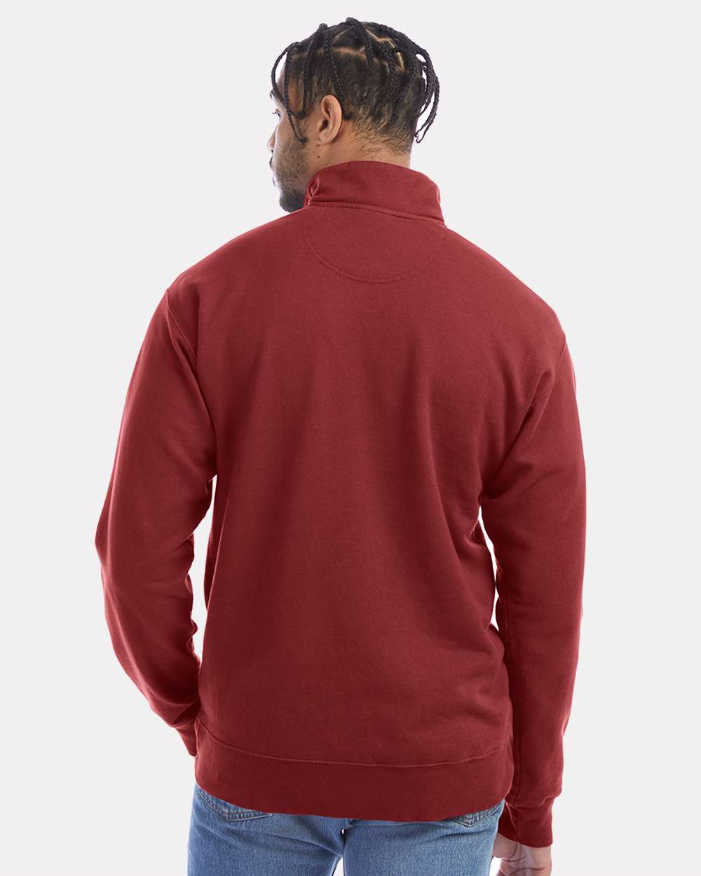 ComfortWash by Hanes-GDH425-Garment-Dyed Quarter-Zip Sweatshirt - Image 13