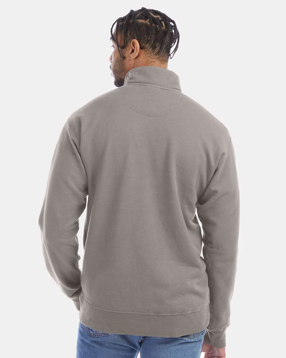 ComfortWash by Hanes-GDH425-Garment-Dyed Quarter-Zip Sweatshirt - Image 19