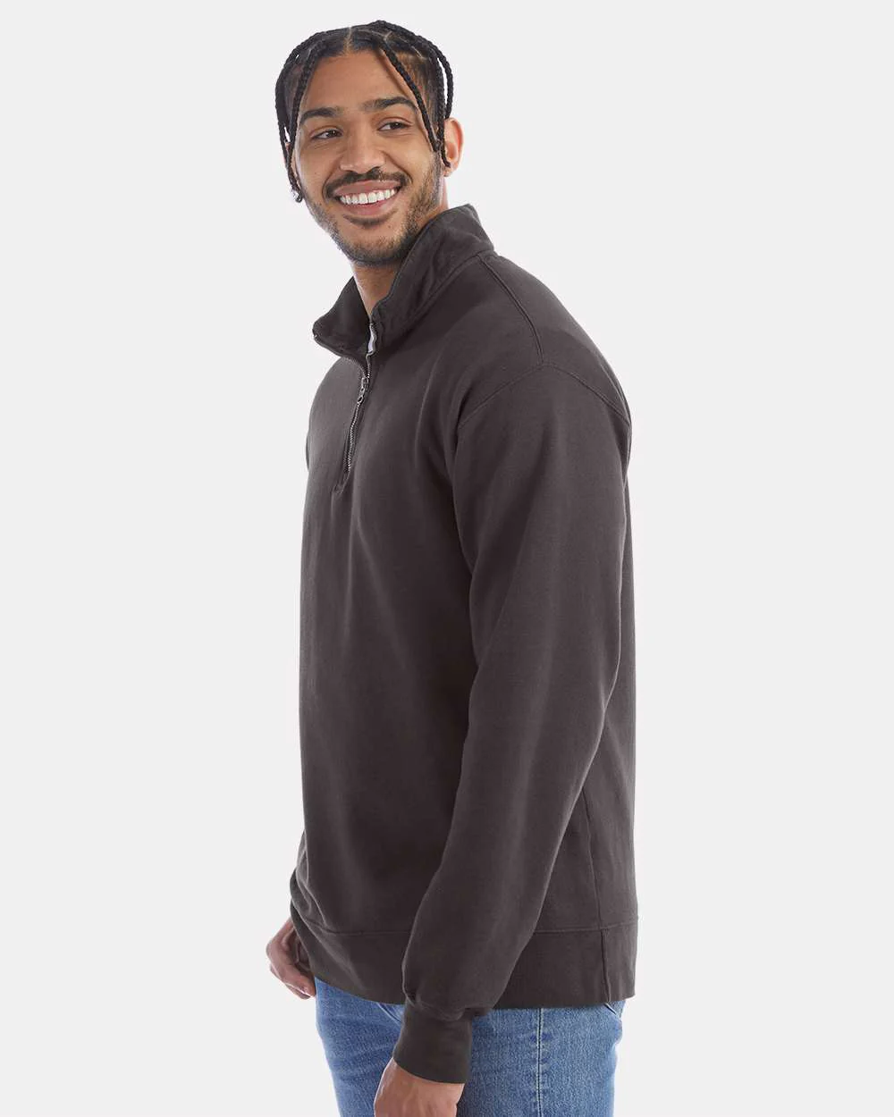 ComfortWash by Hanes-GDH425-Garment-Dyed Quarter-Zip Sweatshirt - Image 30