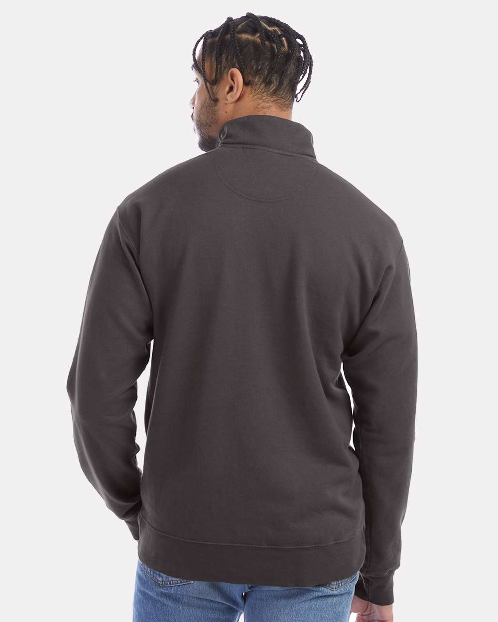 ComfortWash by Hanes-GDH425-Garment-Dyed Quarter-Zip Sweatshirt - Image 31