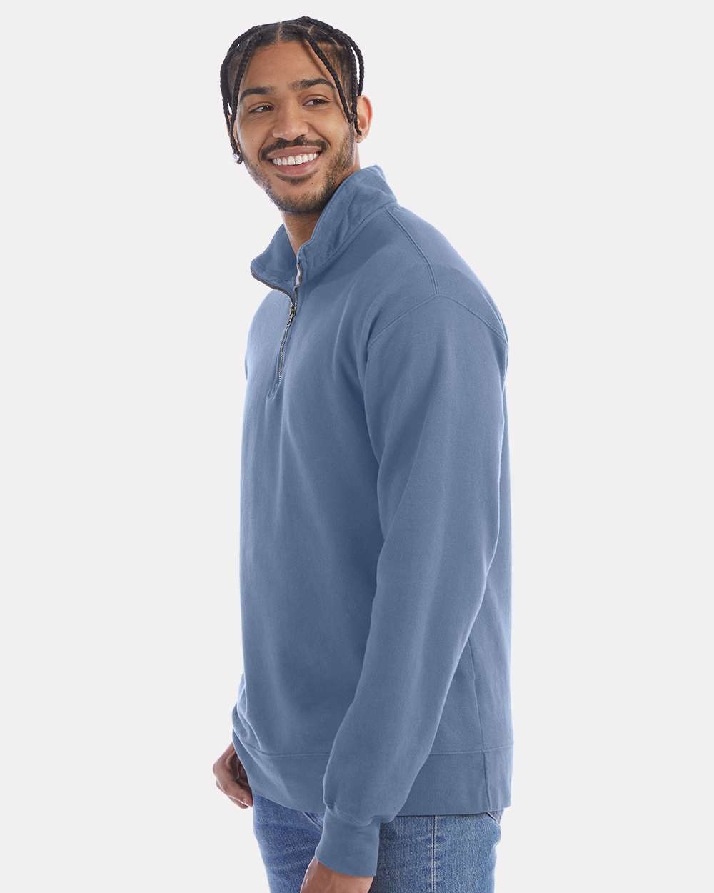 ComfortWash by Hanes-GDH425-Garment-Dyed Quarter-Zip Sweatshirt - Image 36