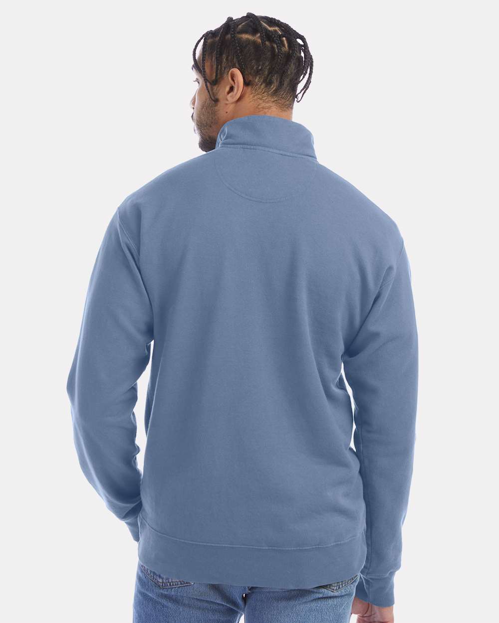 ComfortWash by Hanes-GDH425-Garment-Dyed Quarter-Zip Sweatshirt - Image 37
