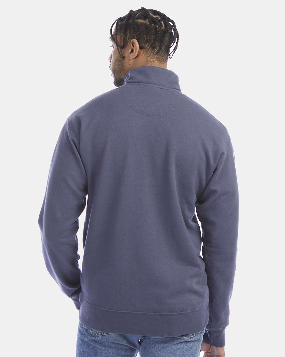 ComfortWash by Hanes-GDH425-Garment-Dyed Quarter-Zip Sweatshirt - Image 6