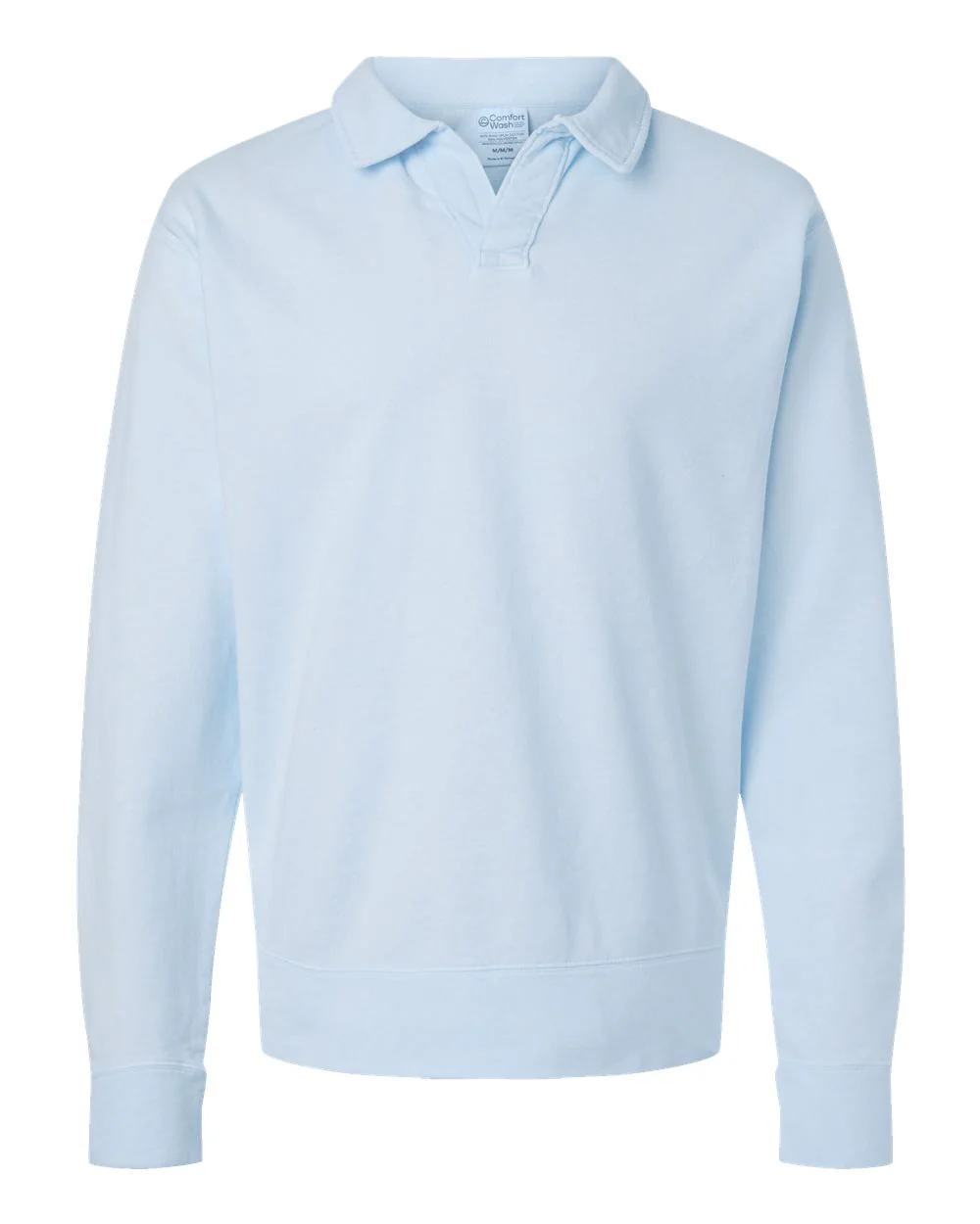 ComfortWash by Hanes-GDH490-Garment-Dyed Polo Collar Sweatshirt - Image 35