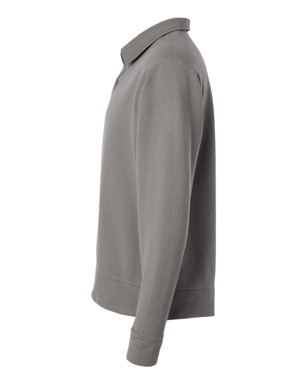 ComfortWash by Hanes-GDH490-Garment-Dyed Polo Collar Sweatshirt - Image 7