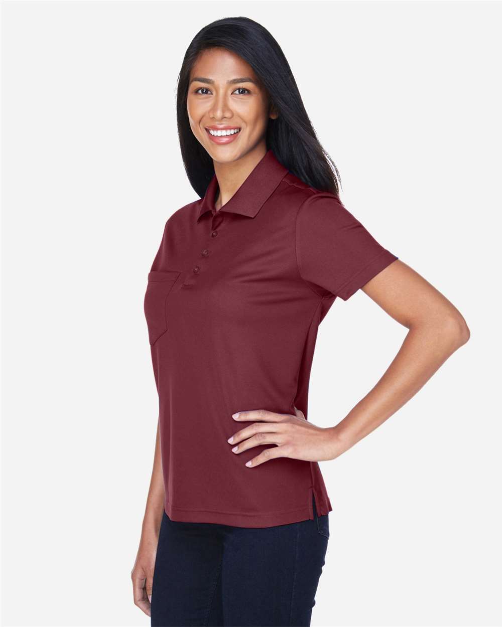 CORE365-78181P-Women's Origin Performance Piqué Polo with Pocket - Image 10