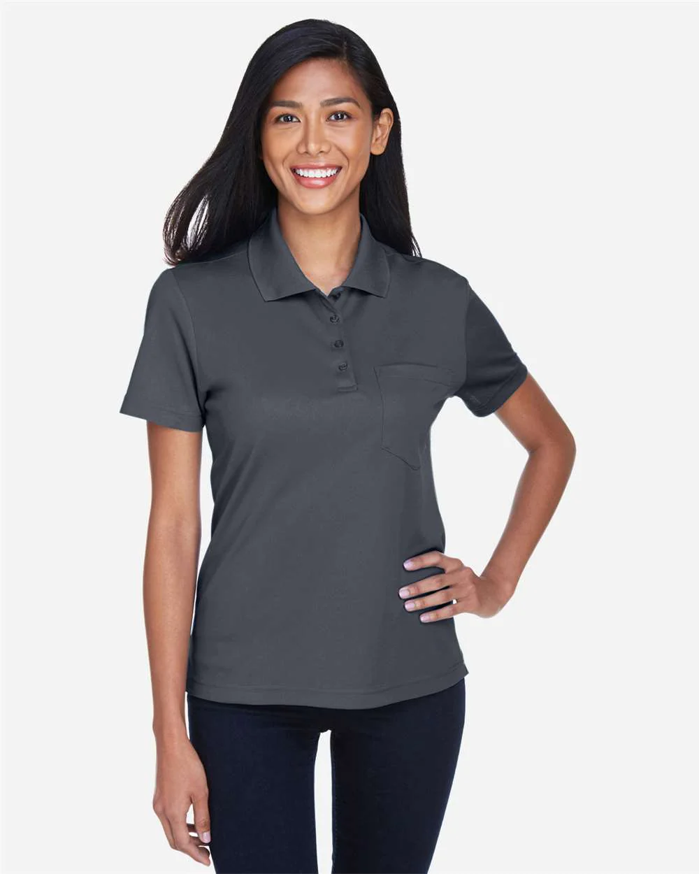 CORE365-78181P-Women's Origin Performance Piqué Polo with Pocket - Image 14