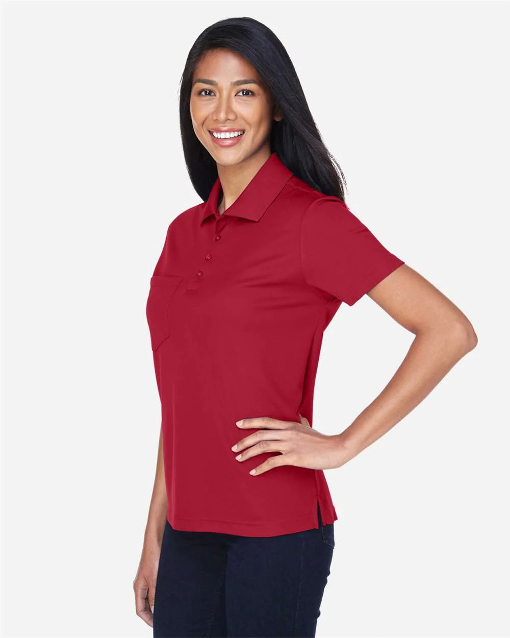CORE365-78181P-Women's Origin Performance Piqué Polo with Pocket - Image 25