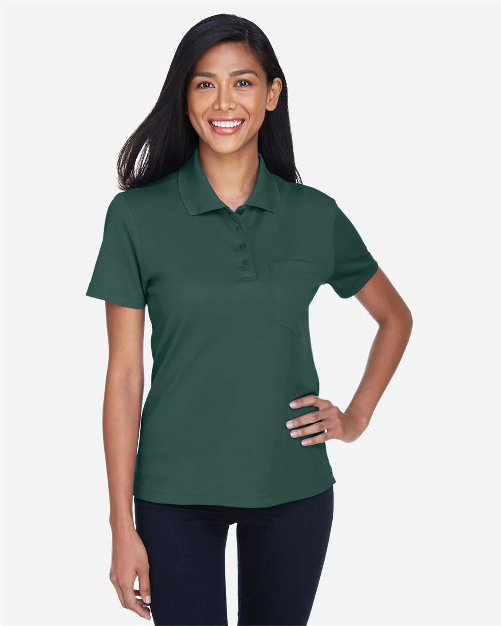 CORE365-78181P-Women's Origin Performance Piqué Polo with Pocket - Image 29