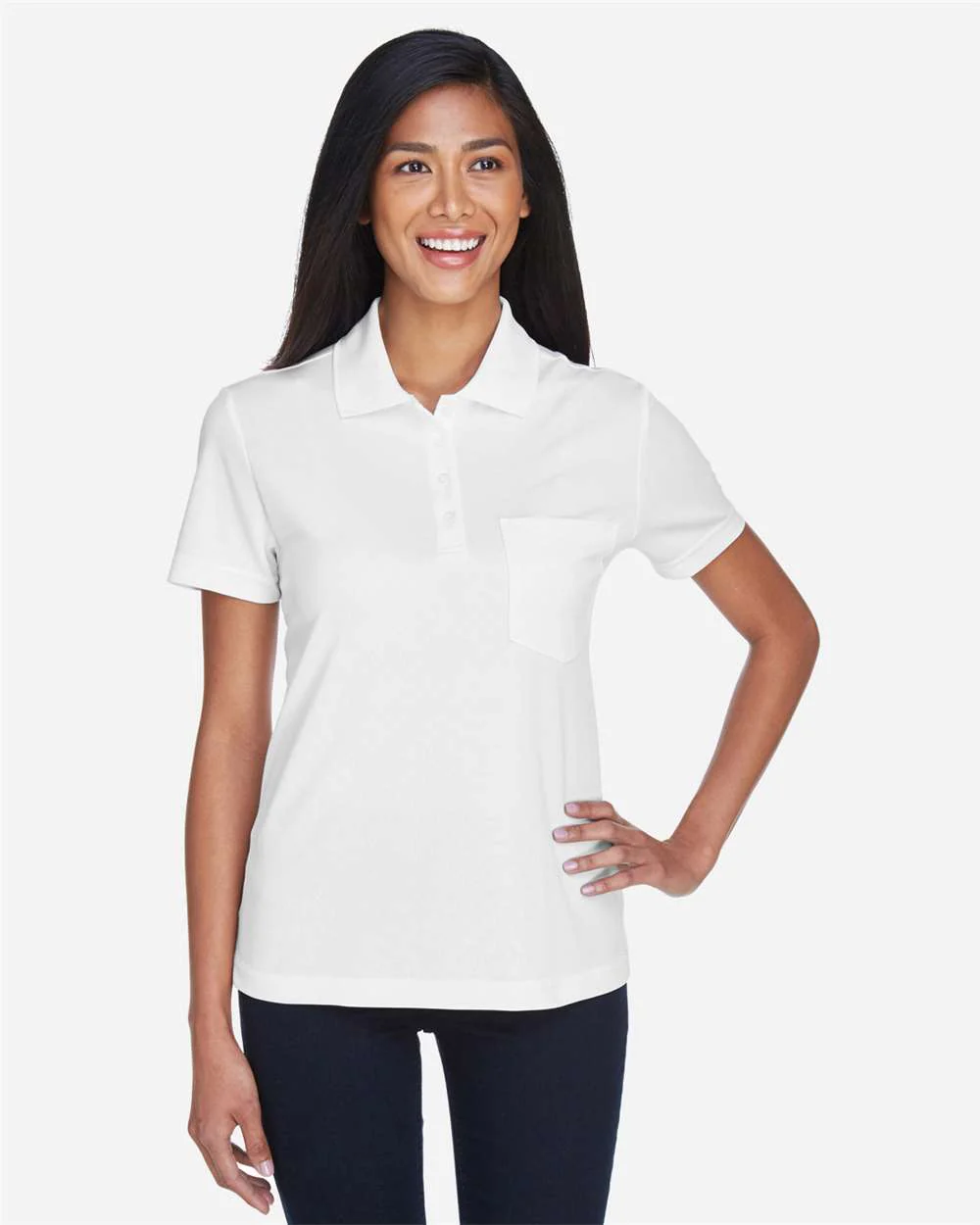 CORE365-78181P-Women's Origin Performance Piqué Polo with Pocket - Image 44