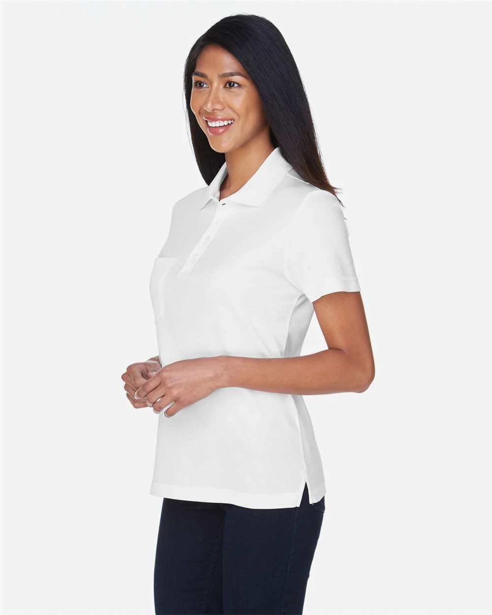 CORE365-78181P-Women's Origin Performance Piqué Polo with Pocket - Image 45