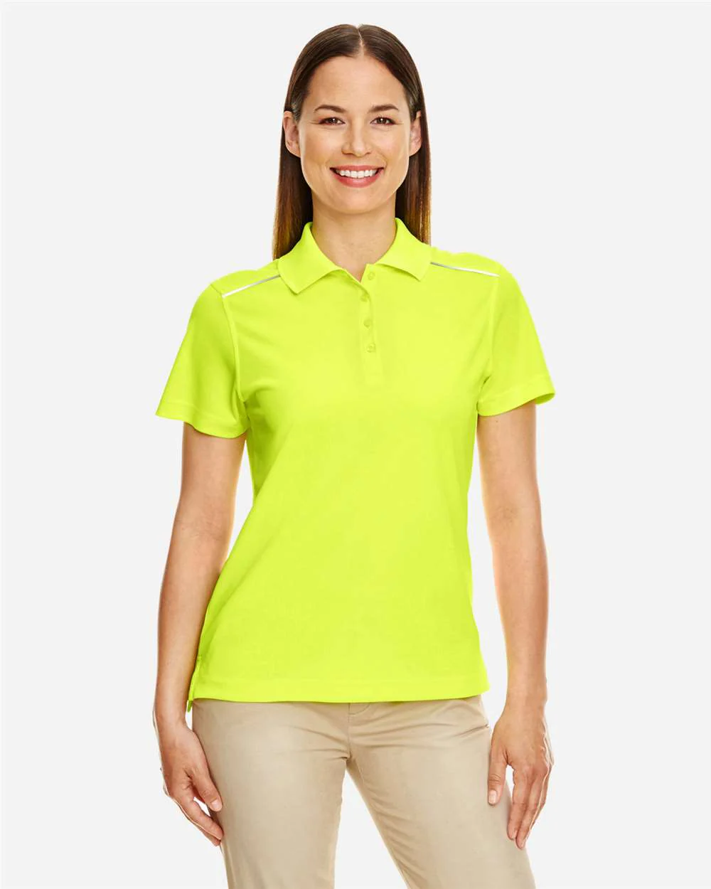 CORE365-78181R-Women's Radiant Performance Piqué Polo with Reflective Piping - Image 15