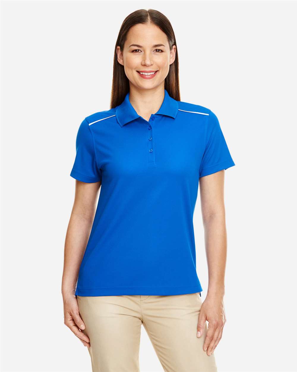 CORE365-78181R-Women's Radiant Performance Piqué Polo with Reflective Piping - Image 19