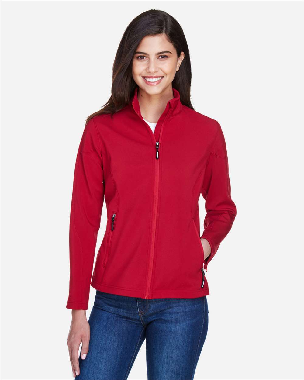 CORE365-78184-Women's Cruise Two-Layer Fleece Bonded Soft Shell Jacket - Image 19