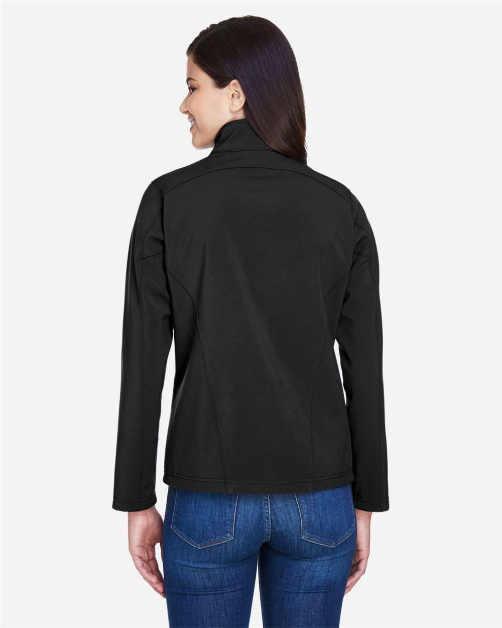 CORE365-78184-Women's Cruise Two-Layer Fleece Bonded Soft Shell Jacket - Image 5