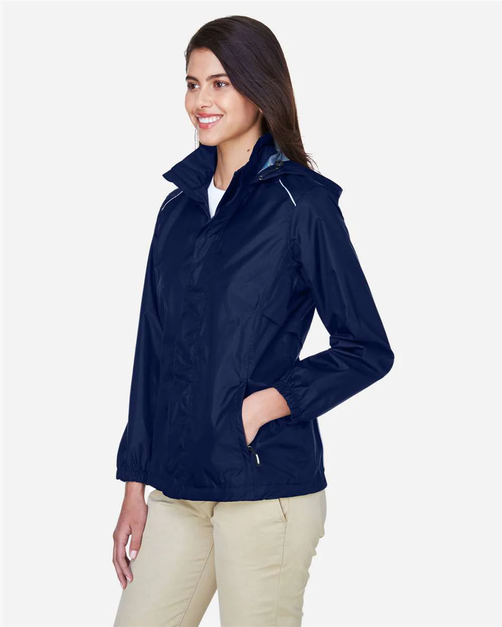 CORE365-78185-Women's Climate Seam-Sealed Lightweight Variegated Ripstop Jacket - Image 10