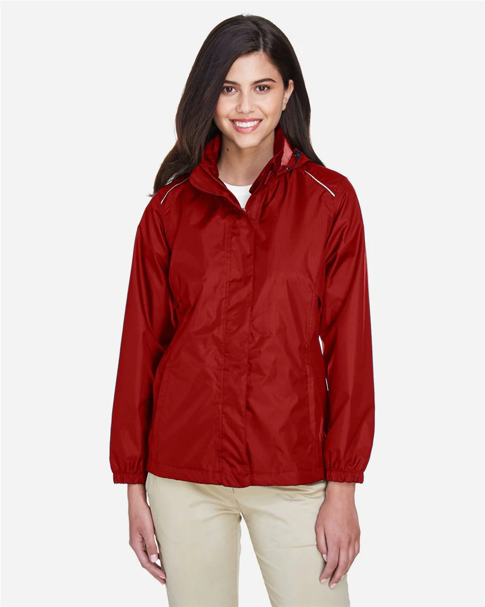 CORE365-78185-Women's Climate Seam-Sealed Lightweight Variegated Ripstop Jacket - Image 6