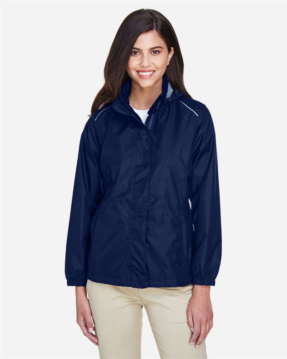 CORE365-78185-Women's Climate Seam-Sealed Lightweight Variegated Ripstop Jacket - Image 9