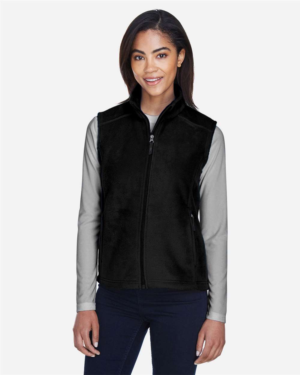 CORE365-78191-Women's Journey Fleece Vest - Image 3