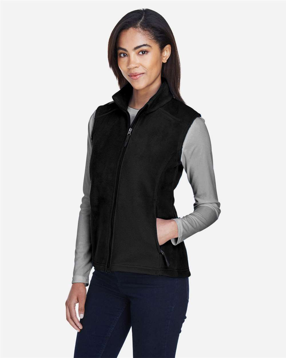 CORE365-78191-Women's Journey Fleece Vest - Image 4
