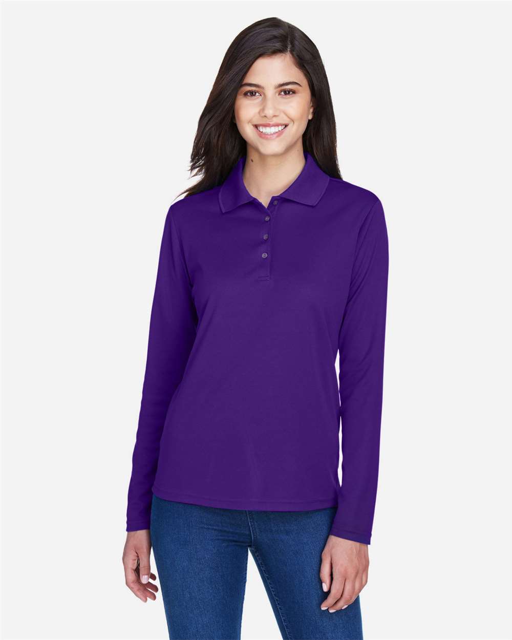 CORE365-78192-Women's Pinnacle Performance Long Sleeve Piqué Polo - Image 19