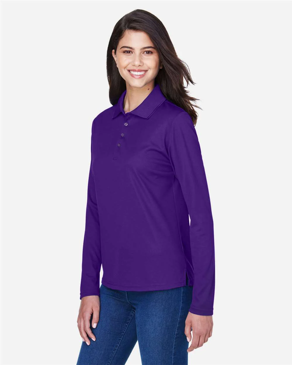 CORE365-78192-Women's Pinnacle Performance Long Sleeve Piqué Polo - Image 20