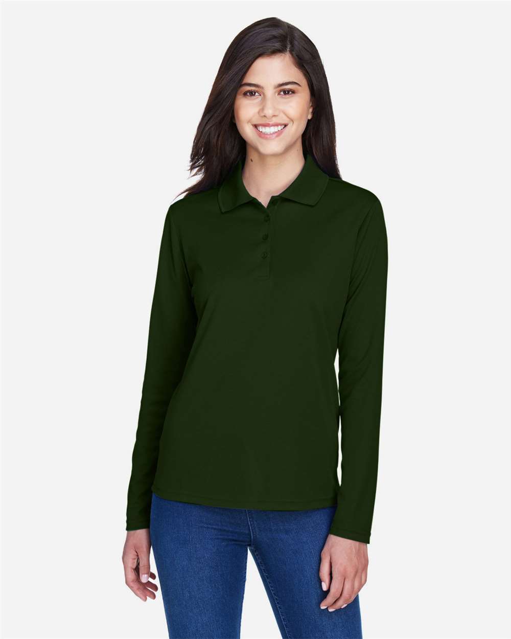 CORE365-78192-Women's Pinnacle Performance Long Sleeve Piqué Polo - Image 39