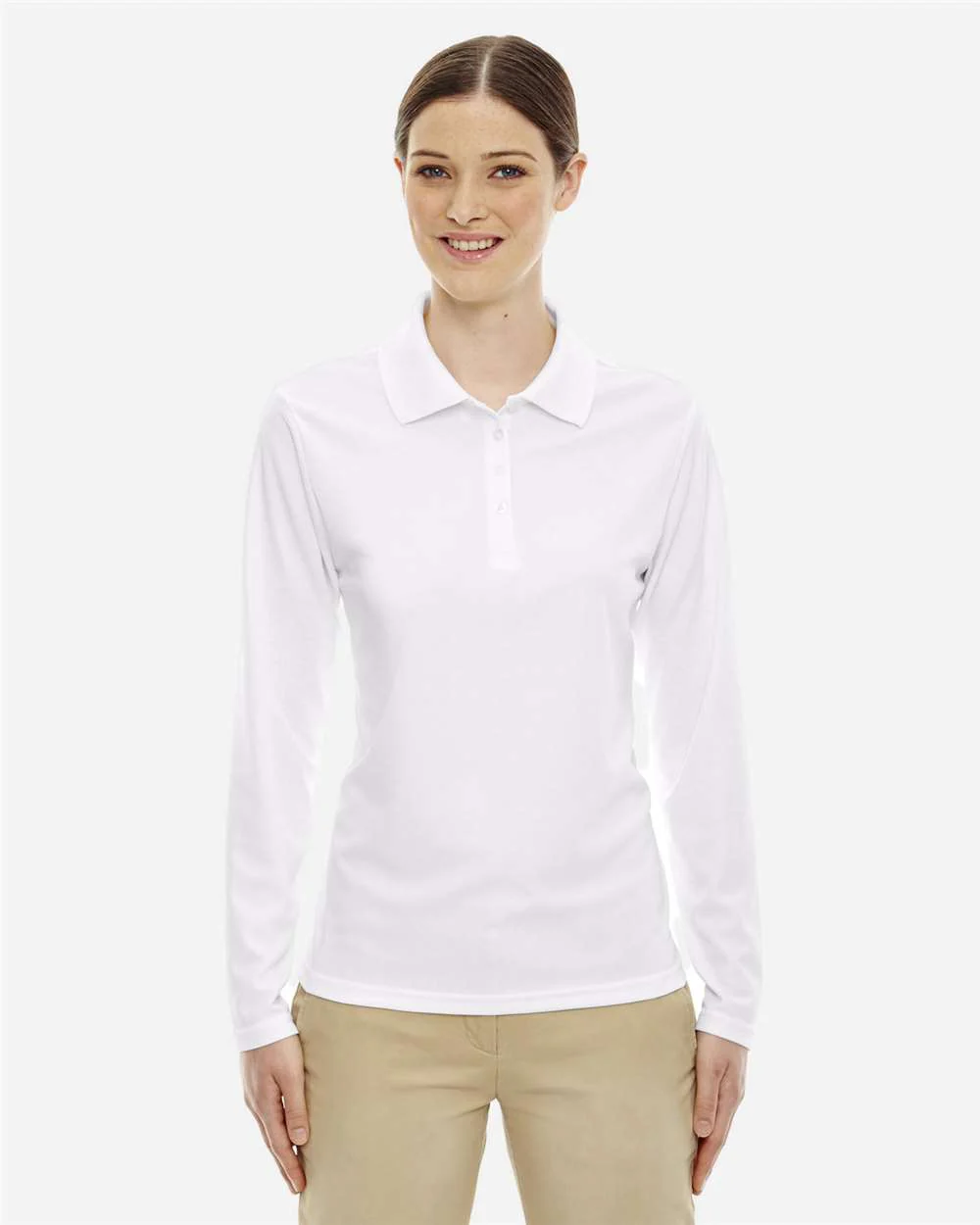 CORE365-78192-Women's Pinnacle Performance Long Sleeve Piqué Polo - Image 49