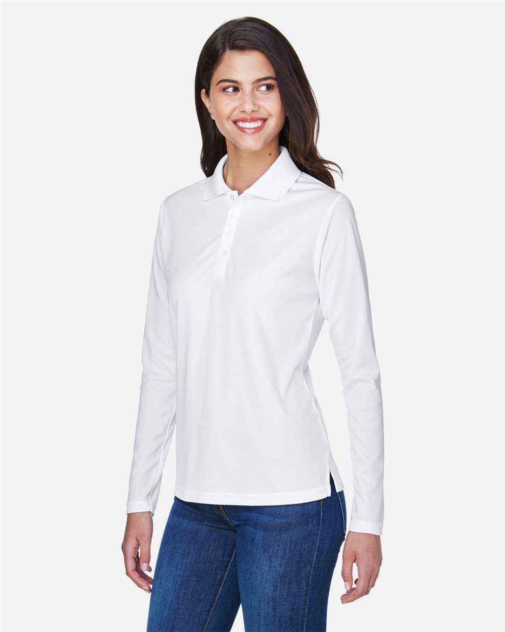 CORE365-78192-Women's Pinnacle Performance Long Sleeve Piqué Polo - Image 50