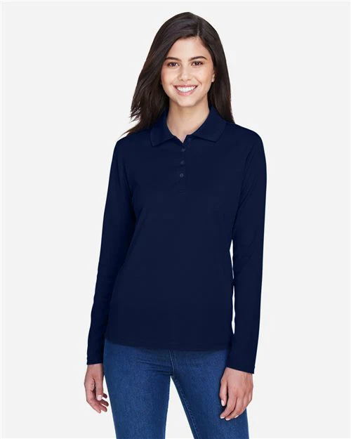 CORE365-78192-Women's Pinnacle Performance Long Sleeve Piqué Polo - Image 53
