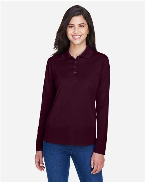 CORE365-78192-Women's Pinnacle Performance Long Sleeve Piqué Polo - Image 54