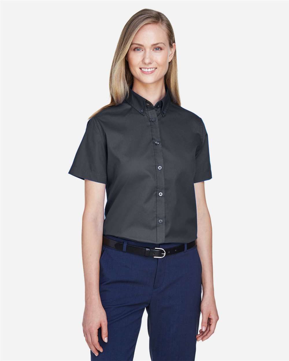 CORE365-78194-Women's Optimum Short Sleeve Twill Shirt - Image 12