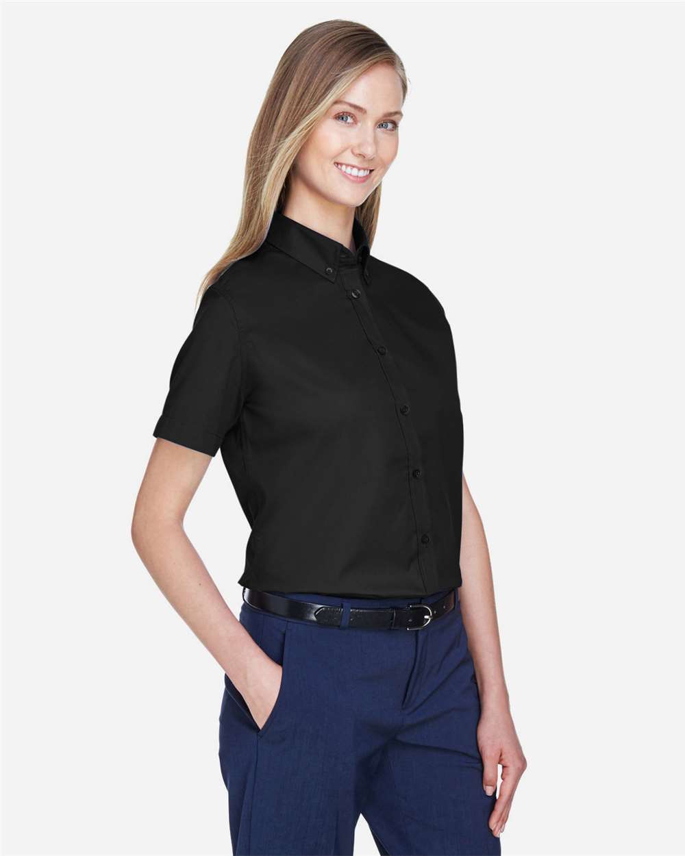 CORE365-78194-Women's Optimum Short Sleeve Twill Shirt - Image 23