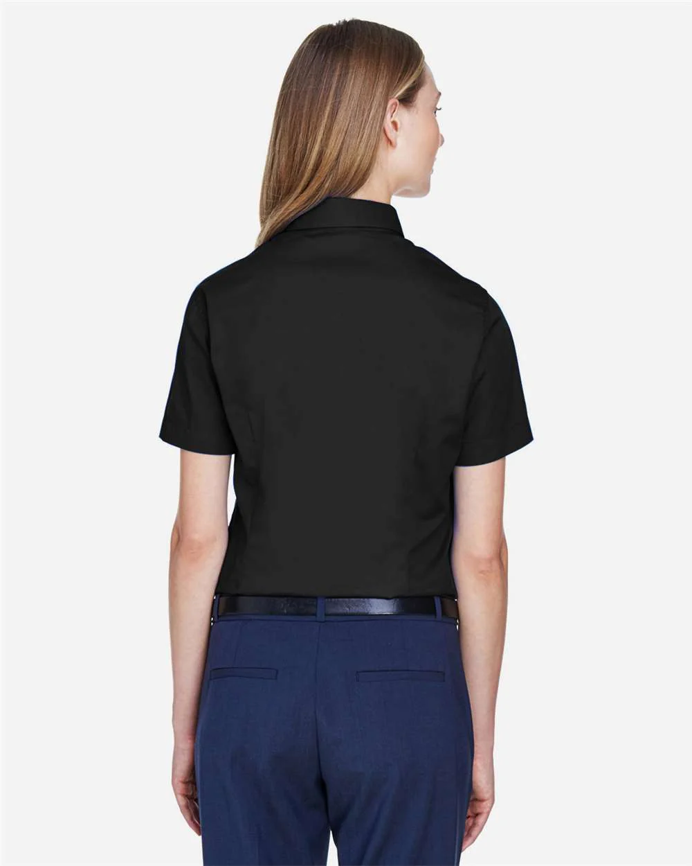 CORE365-78194-Women's Optimum Short Sleeve Twill Shirt - Image 4