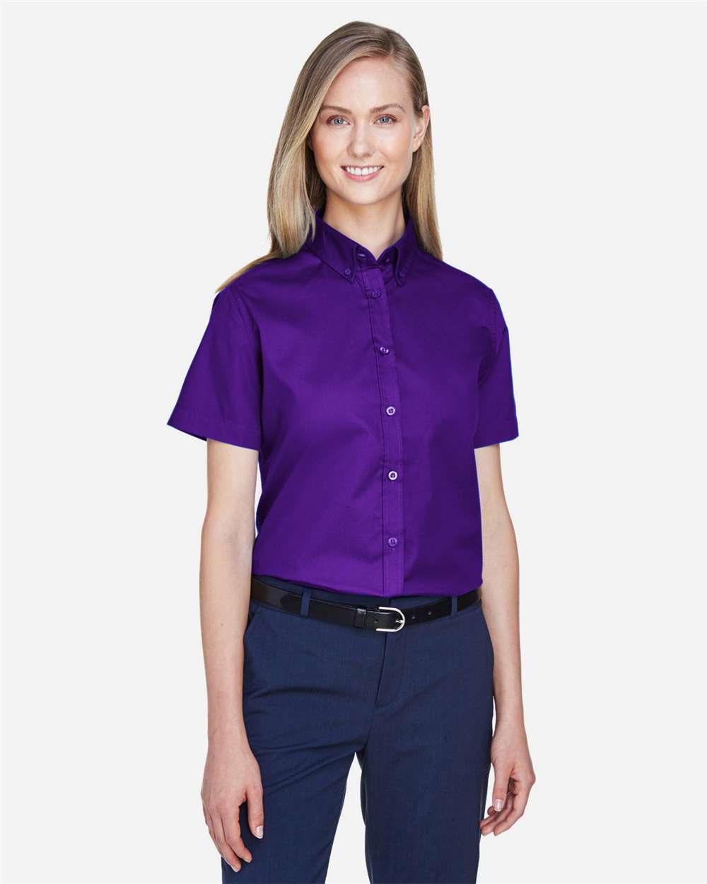 CORE365-78194-Women's Optimum Short Sleeve Twill Shirt - Image 7