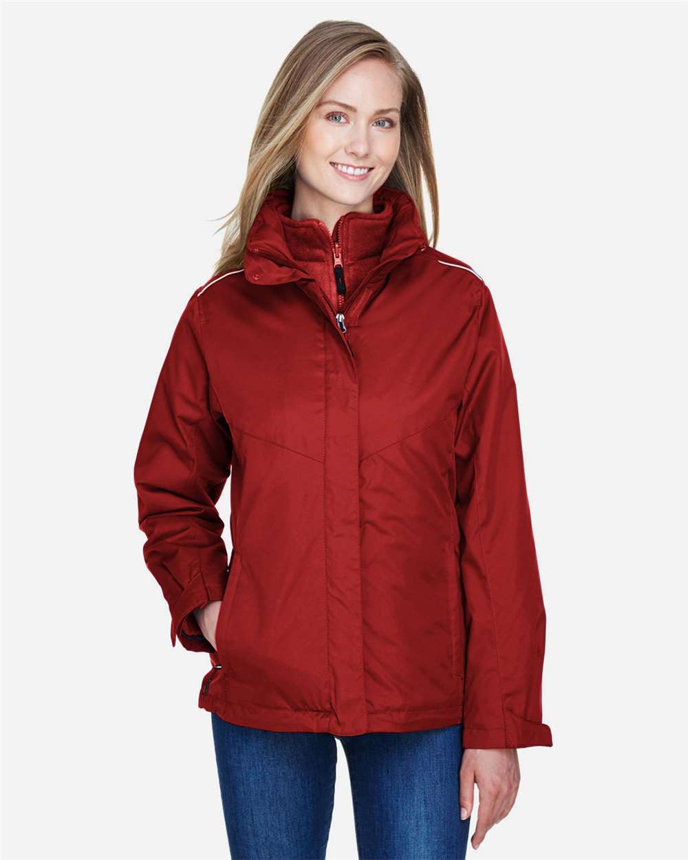 CORE365-78205-Women's 3-in-1 Jacket with Fleece Liner - Image 12