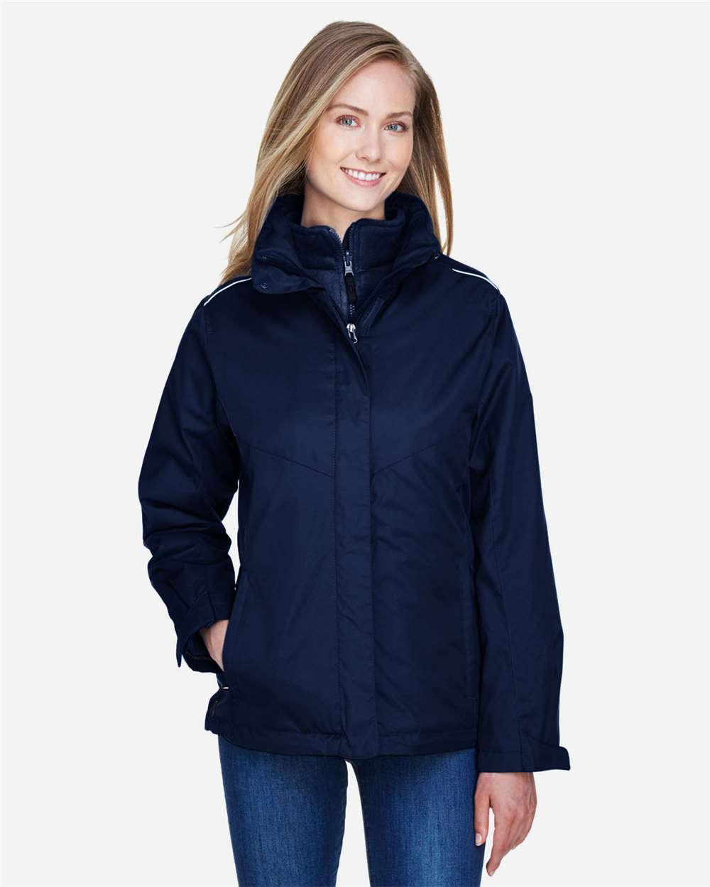 CORE365-78205-Women's 3-in-1 Jacket with Fleece Liner - Image 8
