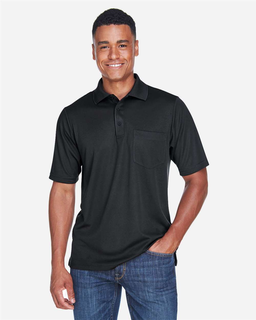CORE365-88181P-Men's Origin Performance Piqué Polo with Pocket - Image 3
