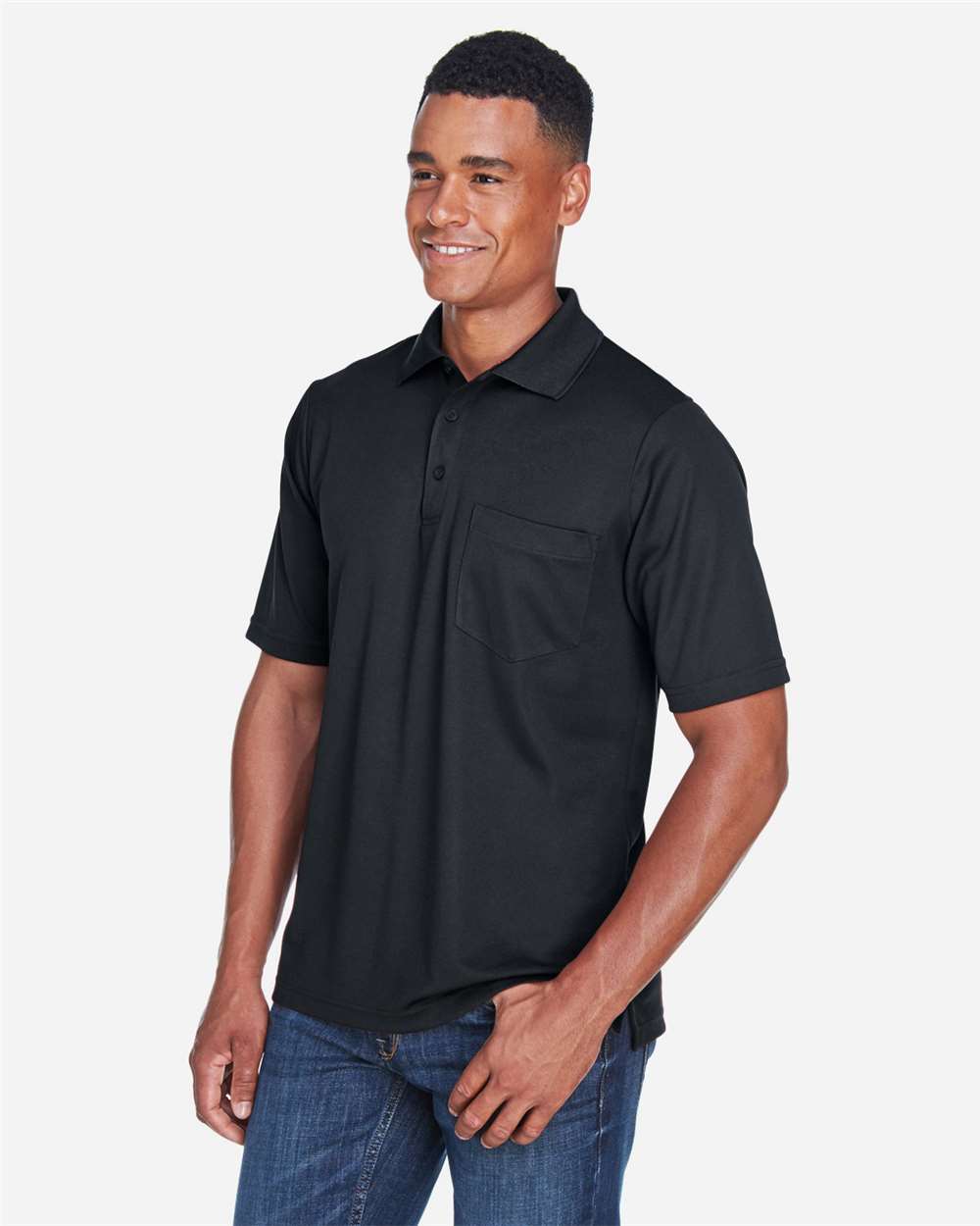 CORE365-88181P-Men's Origin Performance Piqué Polo with Pocket - Image 4