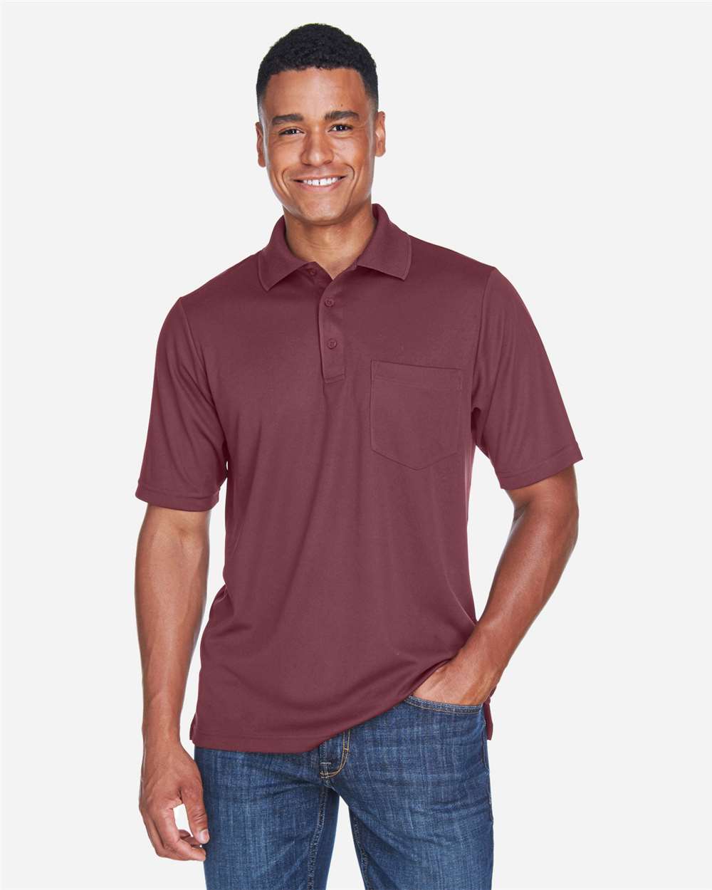 CORE365-88181P-Men's Origin Performance Piqué Polo with Pocket - Image 9