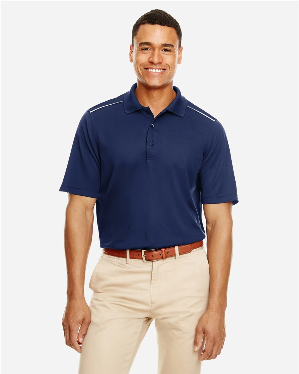 CORE365-88181R-Men's Radiant Performance Piqué Polo with Reflective Piping - Image 5