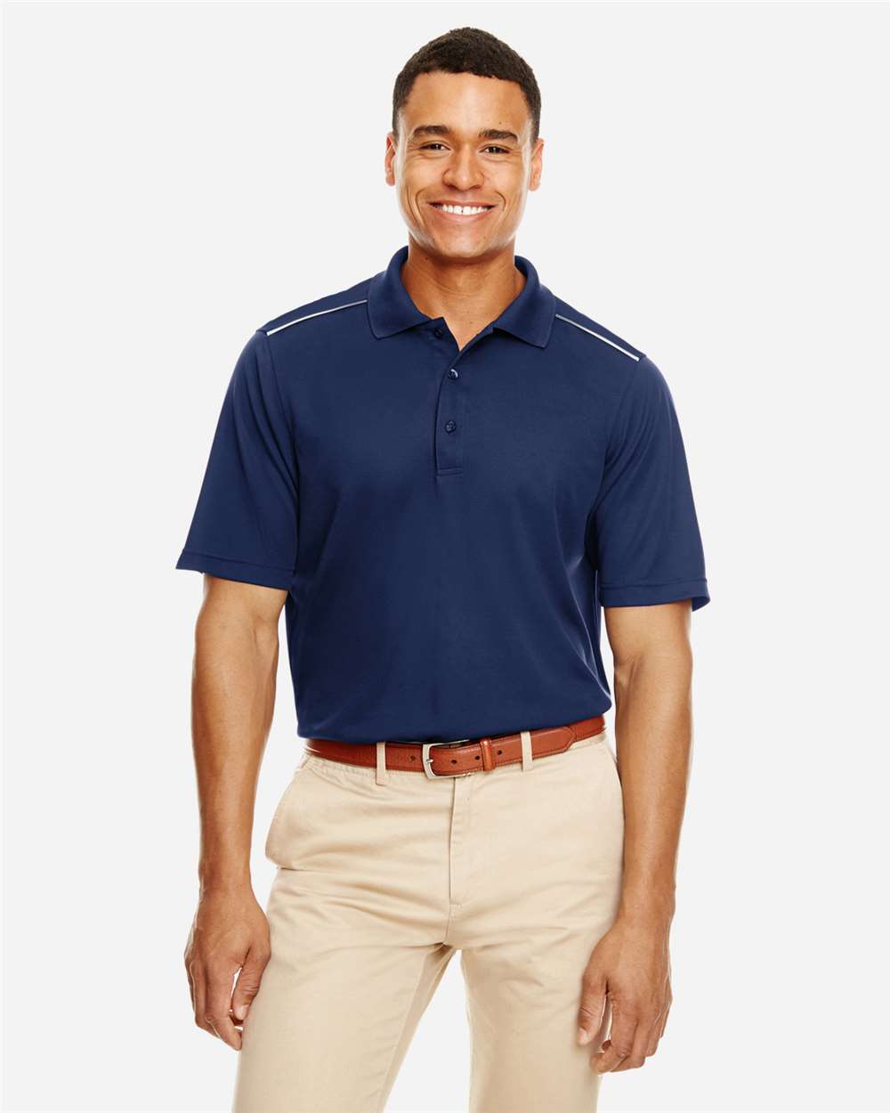 CORE365-88181R-Men's Radiant Performance Piqué Polo with Reflective Piping - Image 7